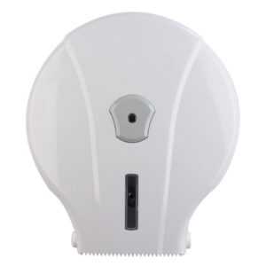 Podajnik na papier toaletowy jumbo - ABS biały