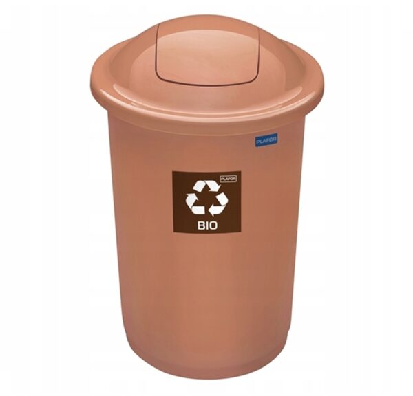 Kosz do segregacji odpadów TOP BIN 50 litrów - Bio