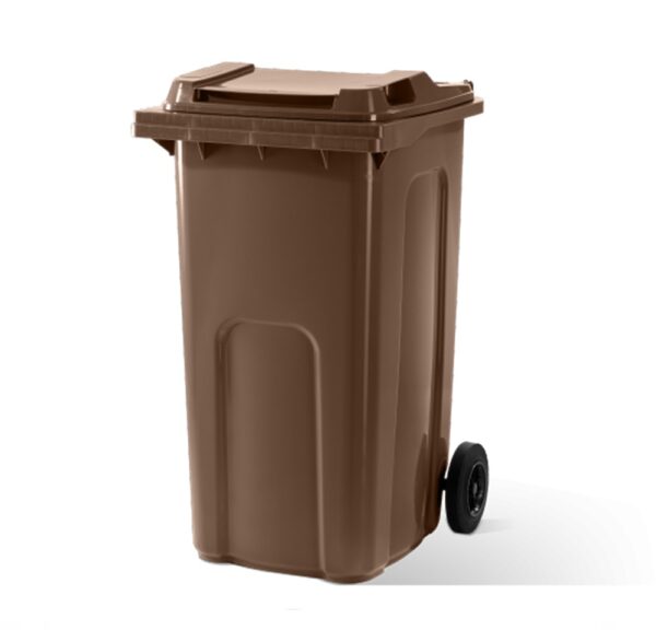 Kosz 240 litrów do segregacji śmieci i odpadów BIO