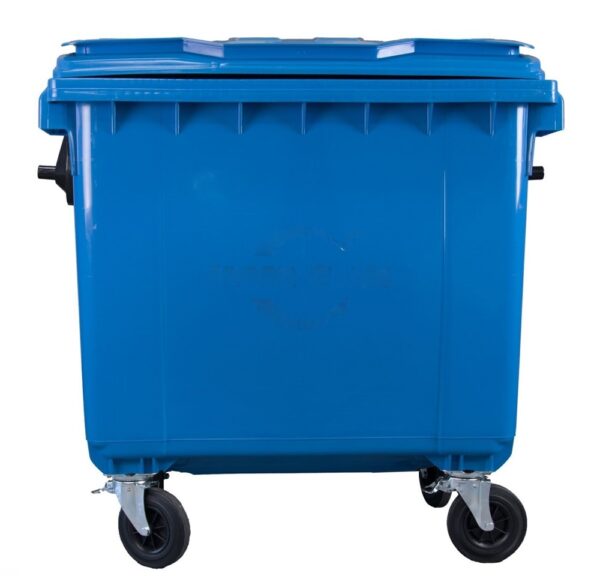 Kosz 1100 litrów do segregacji śmieci i odpadów PAPIER