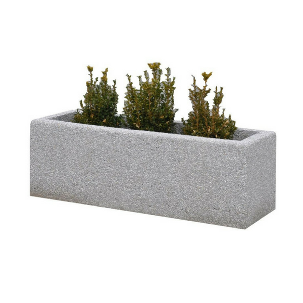 Donica betonowa prostokątna 120x40x40