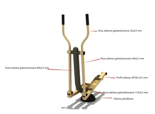 URZĄDZENIE do ćwiczeń ORBITREK BIG 11 Siłownie zewnętrzne - obrazek 3