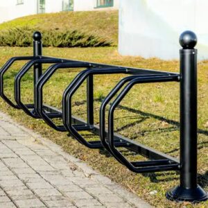 Stojak rowerowy na 5 rowerów czarny OMO