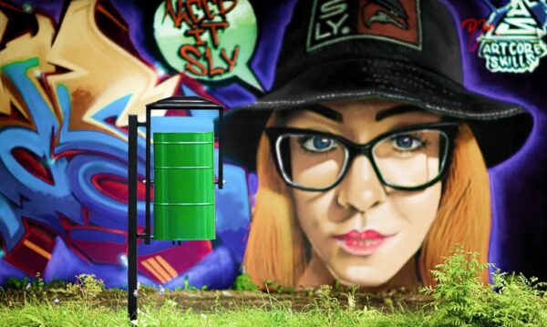 KOSZ na śmieci ULICZNY PARKOWY TOT 30 litrów - obrazek 3