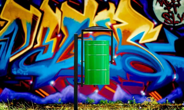 KOSZ na śmieci ULICZNY PARKOWY TOT 30 litrów - obrazek 5