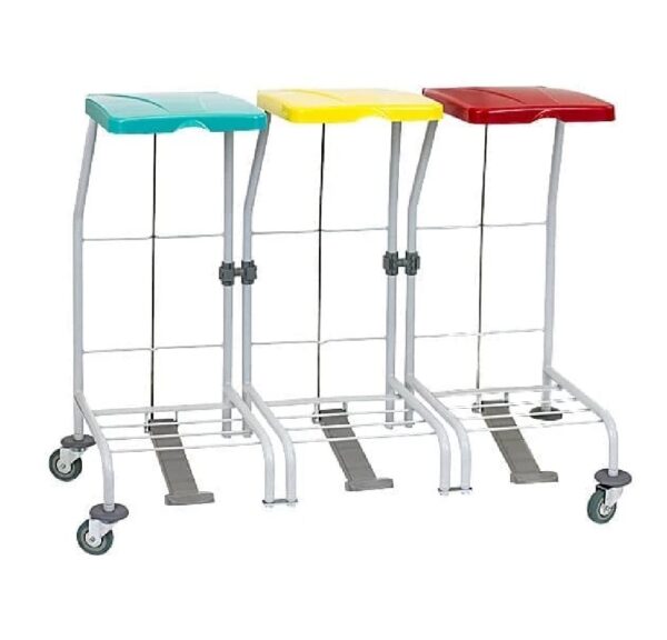 Stojak na worki do segregacji odpadów TIBI3 (3 x 70–120 l)