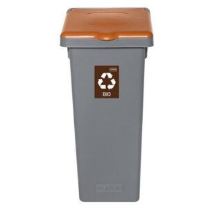 Uniwersalny Kosz FLAP BIN SZARY 53L do segregacji odpadów BIO