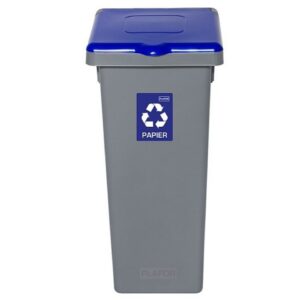 Uniwersalny Kosz FLAP BIN SZARY 53L do segregacji odpadów PAPIER