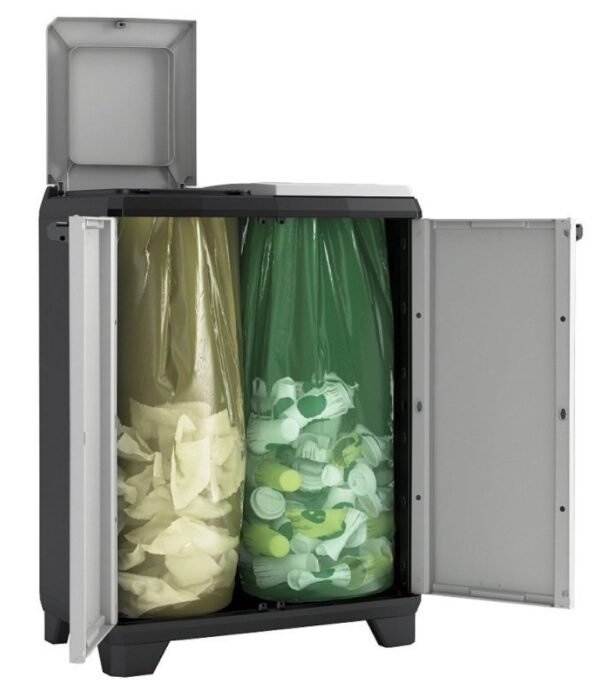 Pojemnik do segregacji 2x120l - obrazek 2
