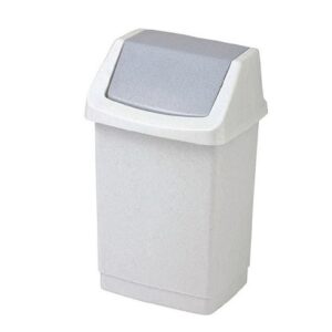 Kosz CURVER CLICK 15l na śmieci z uchylną klapką GRANIT