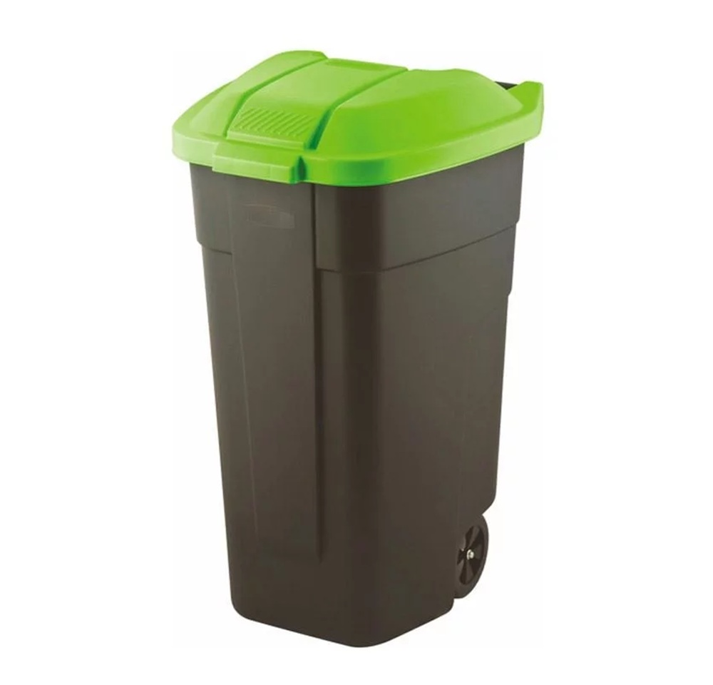 Kosz 110 litrów do segregacji śmieci i odpadów SZKŁO