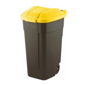 Kosz 110 litrów do segregacji śmieci i odpadów PLASTIK