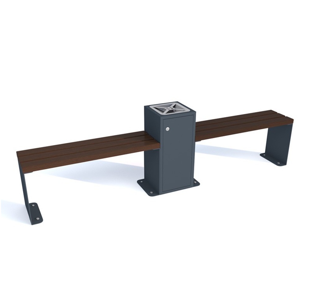 Ławka + popielnica w zestawie