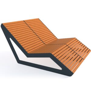 Leżak wypoczynkowy, ogrodowy parkowy OLI