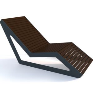 Leżak wypoczynkowy, ogrodowy parkowy OLI 1