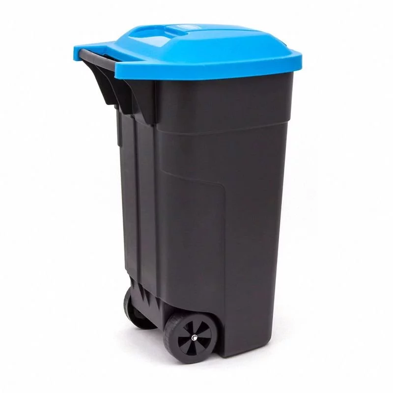 ZESTAW Koszy 110 litrów do segregacji śmieci i odpadów PLASTIK, PAPIER, SZKŁO - obrazek 10