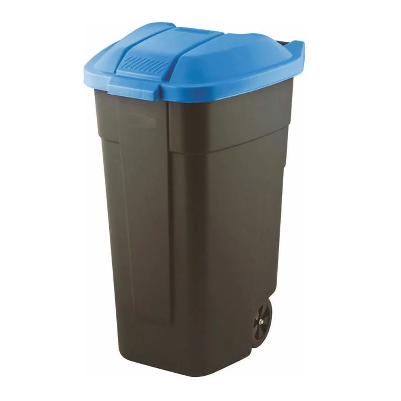 Kosz 110 litrów do segregacji śmieci i odpadów PLASTIK - obrazek 6