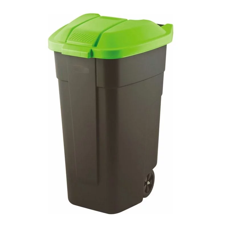 Kosz 110 litrów do segregacji śmieci i odpadów PLASTIK - obrazek 5