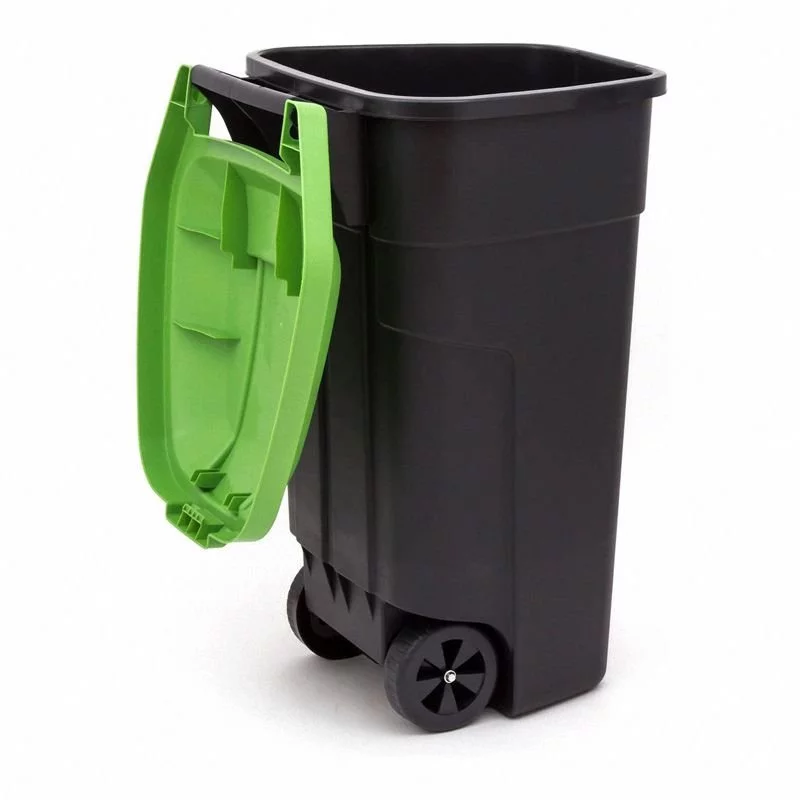 ZESTAW Koszy 110 litrów do segregacji śmieci i odpadów PLASTIK, PAPIER, SZKŁO - obrazek 6