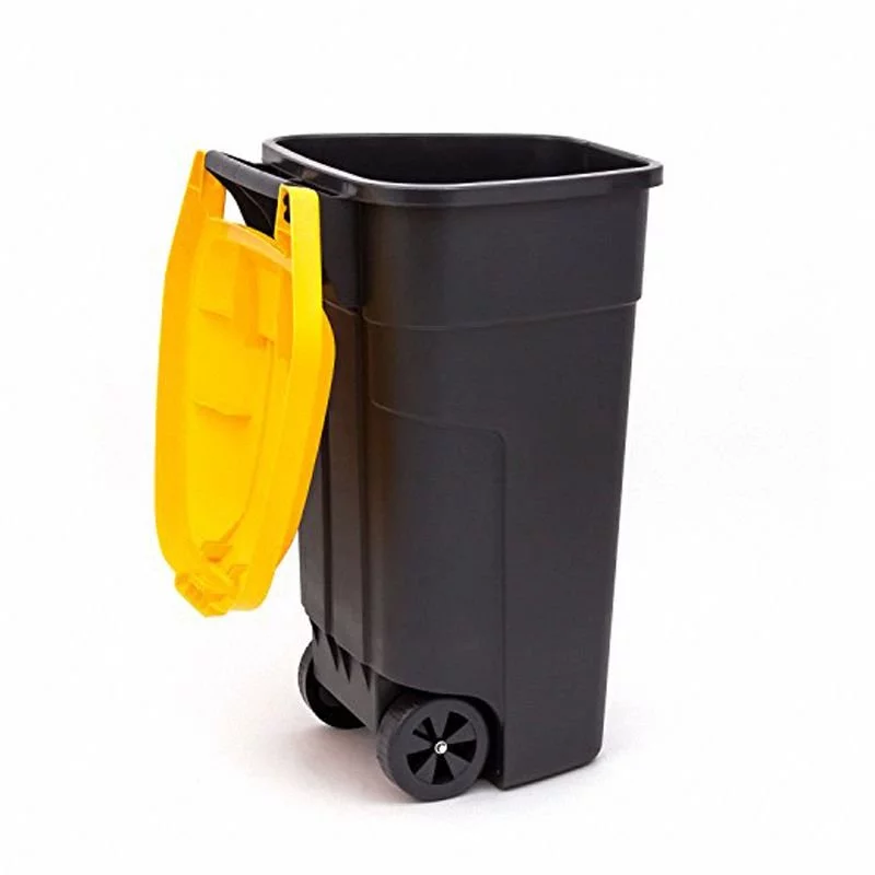 ZESTAW Koszy 110 litrów do segregacji śmieci i odpadów PLASTIK, PAPIER, SZKŁO - obrazek 7