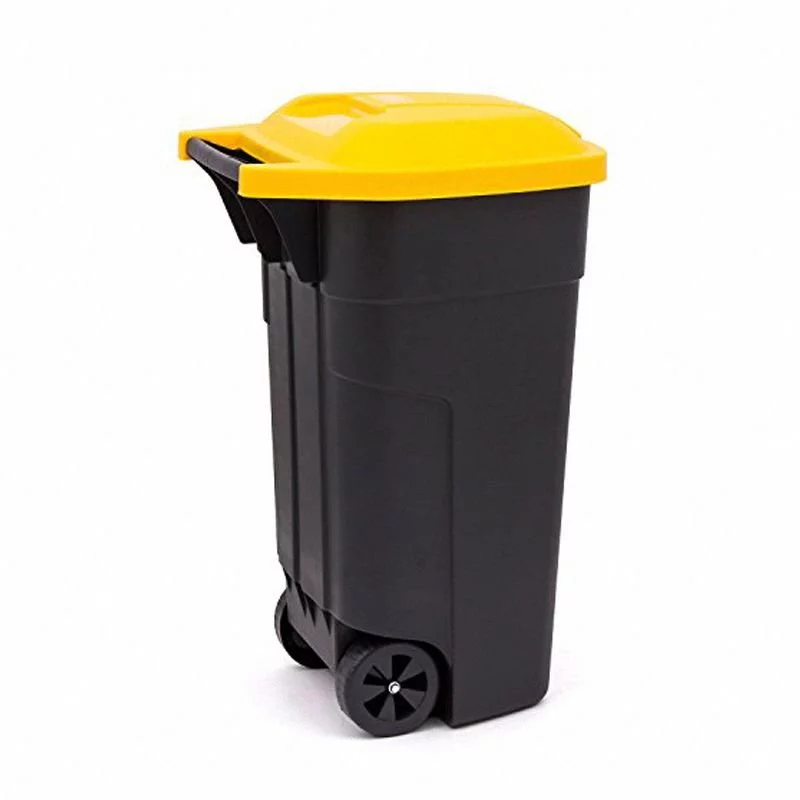 ZESTAW Koszy 110 litrów do segregacji śmieci i odpadów PLASTIK, PAPIER, SZKŁO - obrazek 9