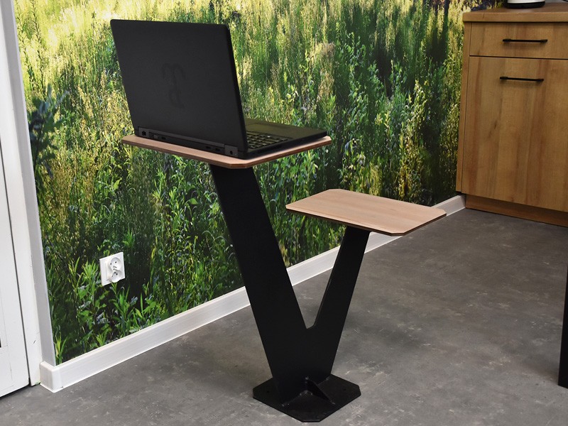 Uniwersalny stolik Viki 6 pod laptop, kawowy - obrazek 2