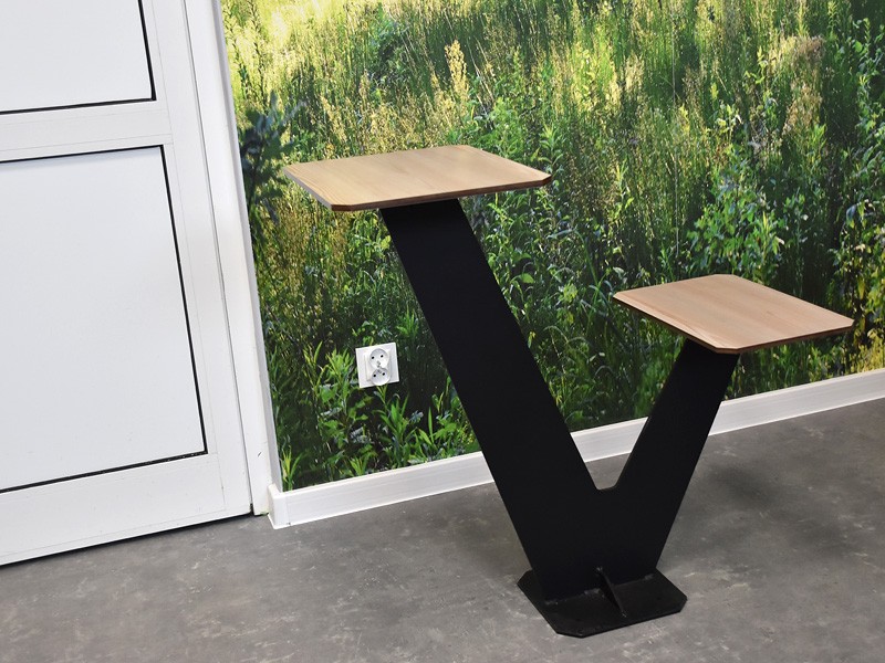 Uniwersalny stolik Viki 6 pod laptop, kawowy - obrazek 3