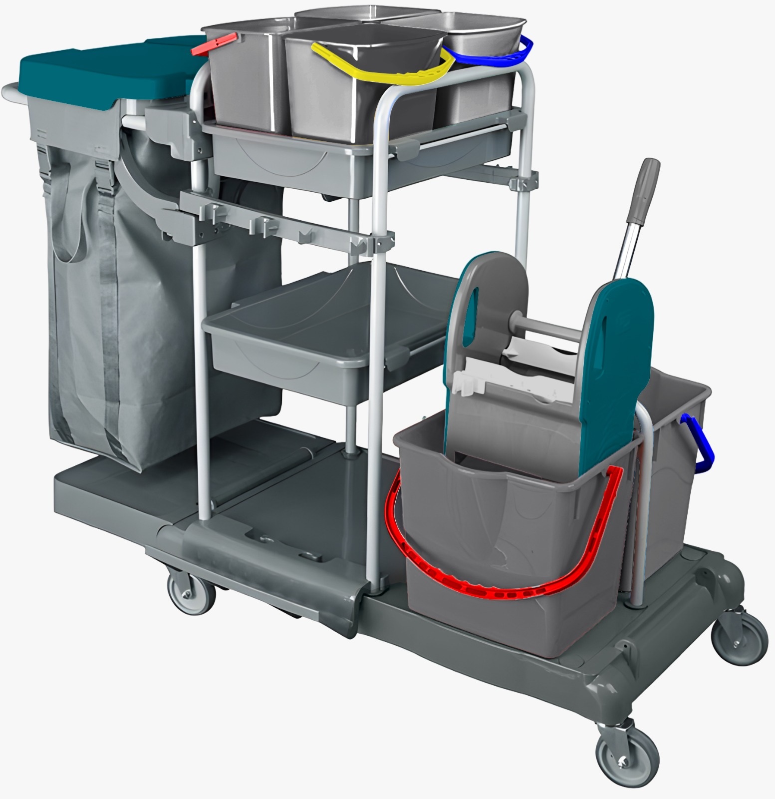ZESTAW SERWISOWY wózek do sprzątania TINO - obrazek 2