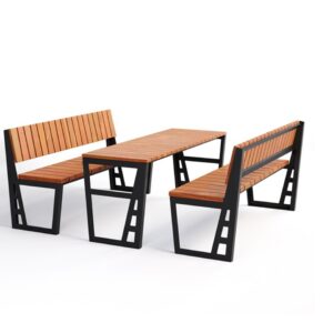 Zestaw mebli ogrodowy parkowy AMA 1