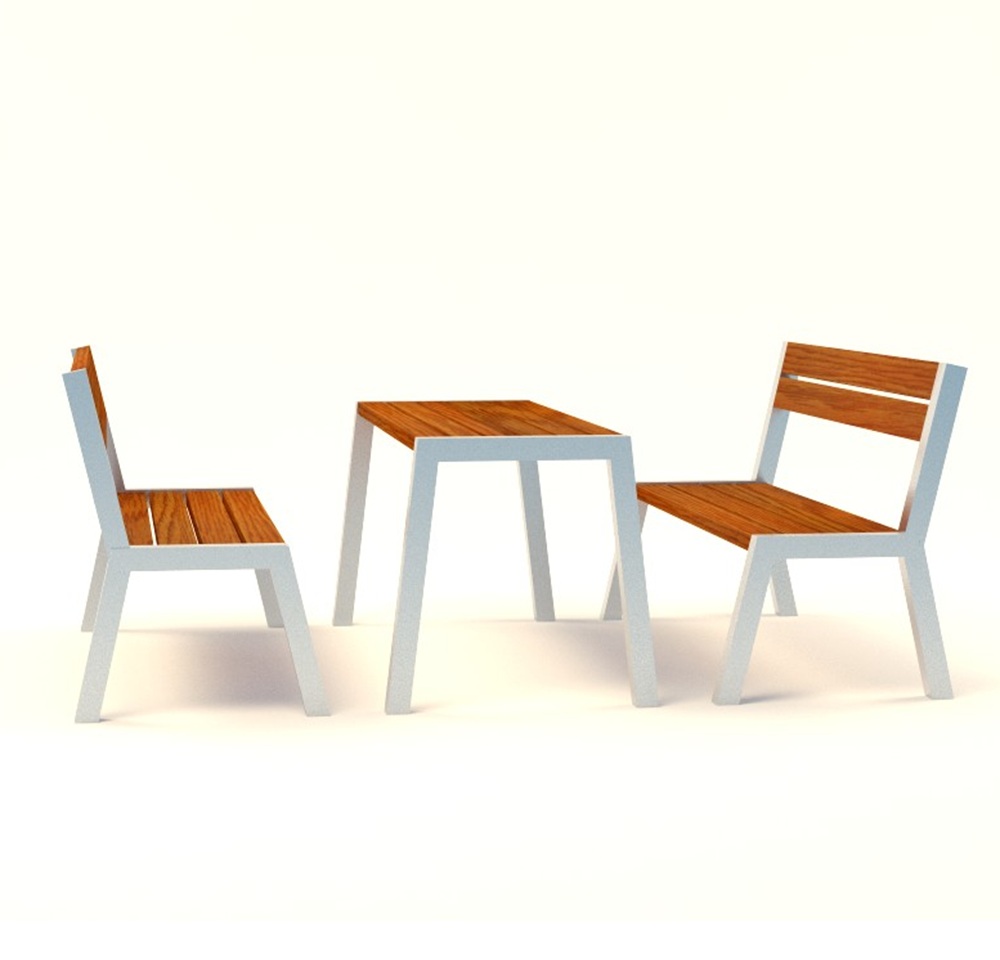 Zestaw mebli ogrodowy parkowy ORTI 13