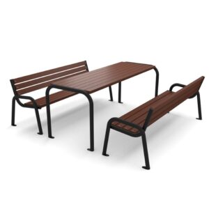 Zestaw mebli ogrodowy parkowy Sortbi 3