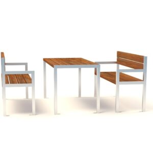 Zestaw mebli ogrodowy parkowy ORTI 23