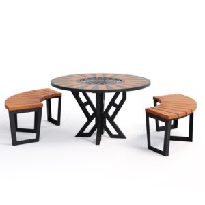 Zestaw mebli ogrodowy parkowy AMA 3