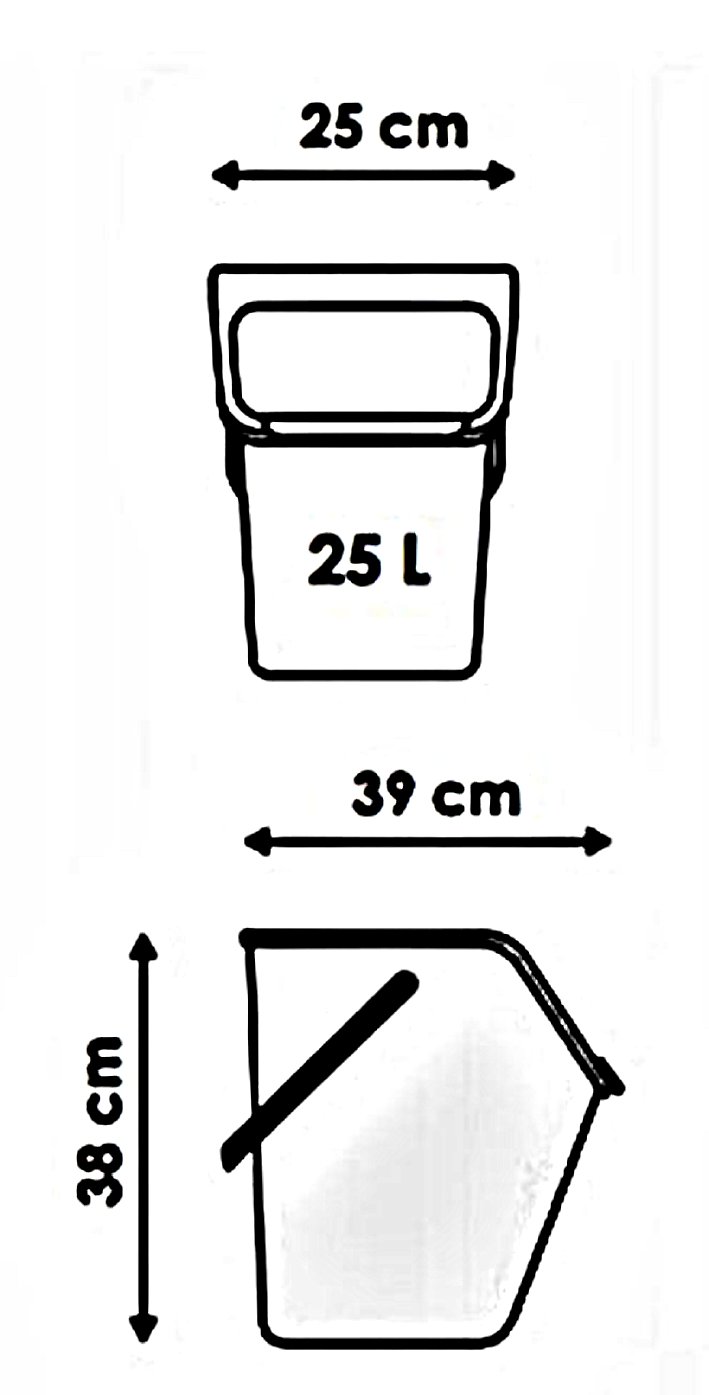 KOSZ NA ŚMIECI DO SEGREGACJI ODPADÓW SZKŁO - obrazek 9