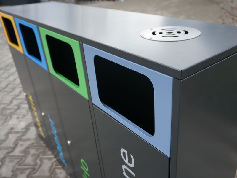 Stacja Segregacji Odpadów Eti 4x80l - obrazek 7