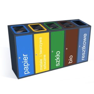 Stacja Segregacji Odpadów Eti 5x40l SKOŚNA