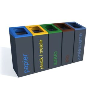 Stacja Segregacji Odpadów Eti 5x60l SKOŚNA