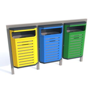 Stacja Segregacji Odpadów SORIS trzy moduły, wrzut jednostronny