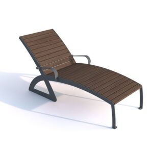 Leżak wypoczynkowy, ogrodowy parkowy OILO