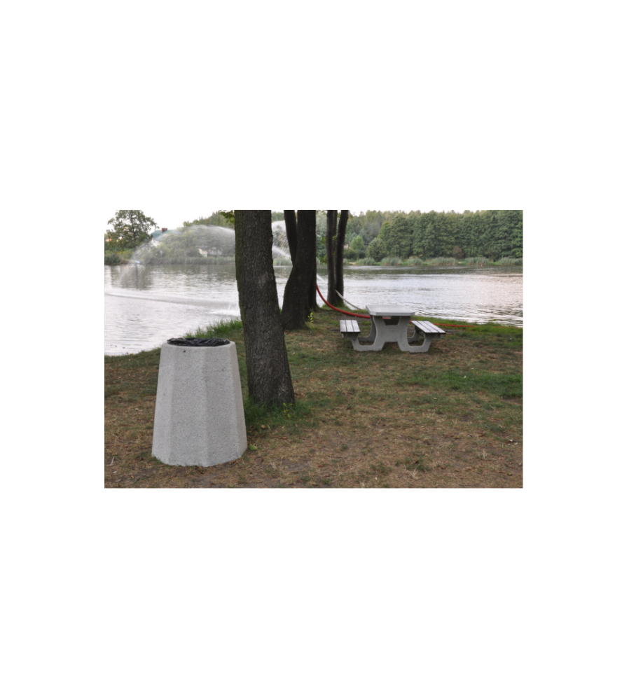 Kosz betonowy 120l - obrazek 3