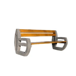 Ławka betonowa stojak na ROWER