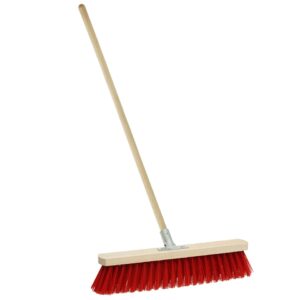 Szczotka do zamiatania 40 cm z kijem drewnianym