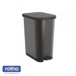Kosz na śmieci 35L ROTHO RIBO z pedałem grafit