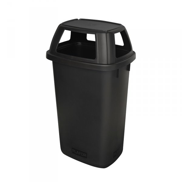 Kosz na śmieci BIG 90L czarny - obrazek 2
