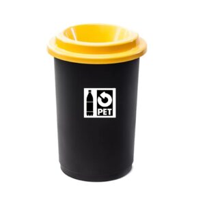Kosz ECOBIN pojemnik do segregacji śmieci 50L PET BUTELKI ZWROTNE