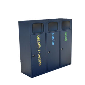 Stacja Segregacji Odpadów Eti 3x80l EKO