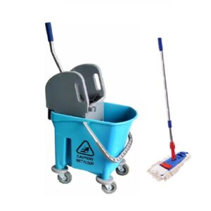 ZESTAW do sprzątania: WÓZEK NERO 20l + MOP speedy na taśmę 40cm